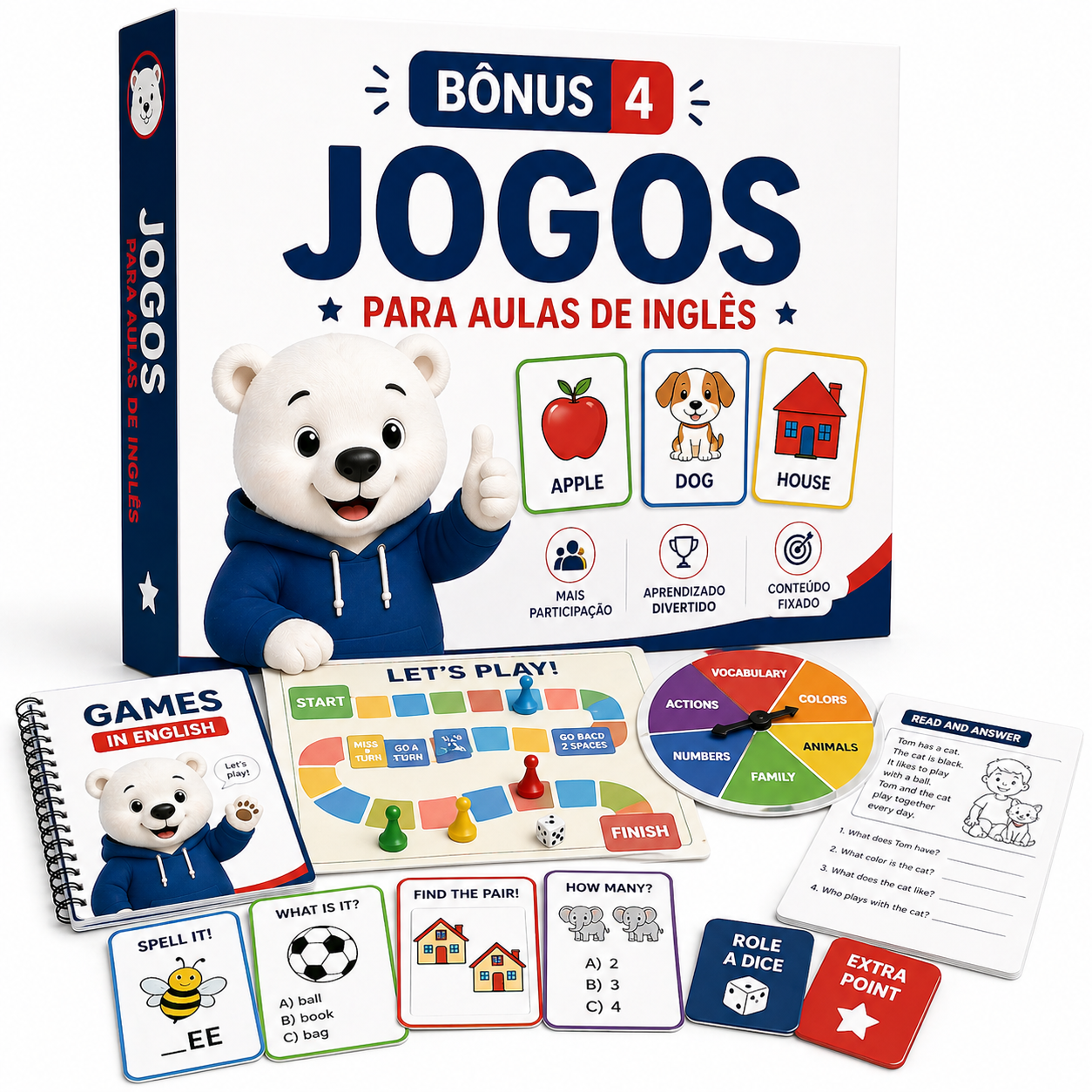 Bônus 4 Jogos de Inglês