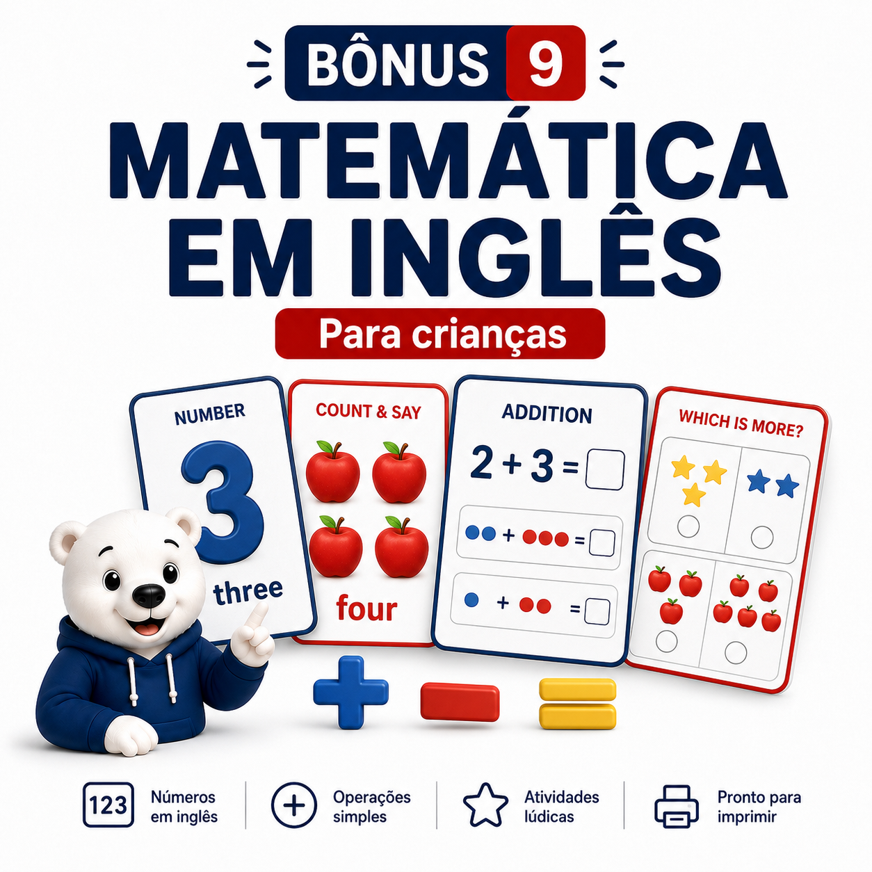 Bônus 9 Matemática em Inglês