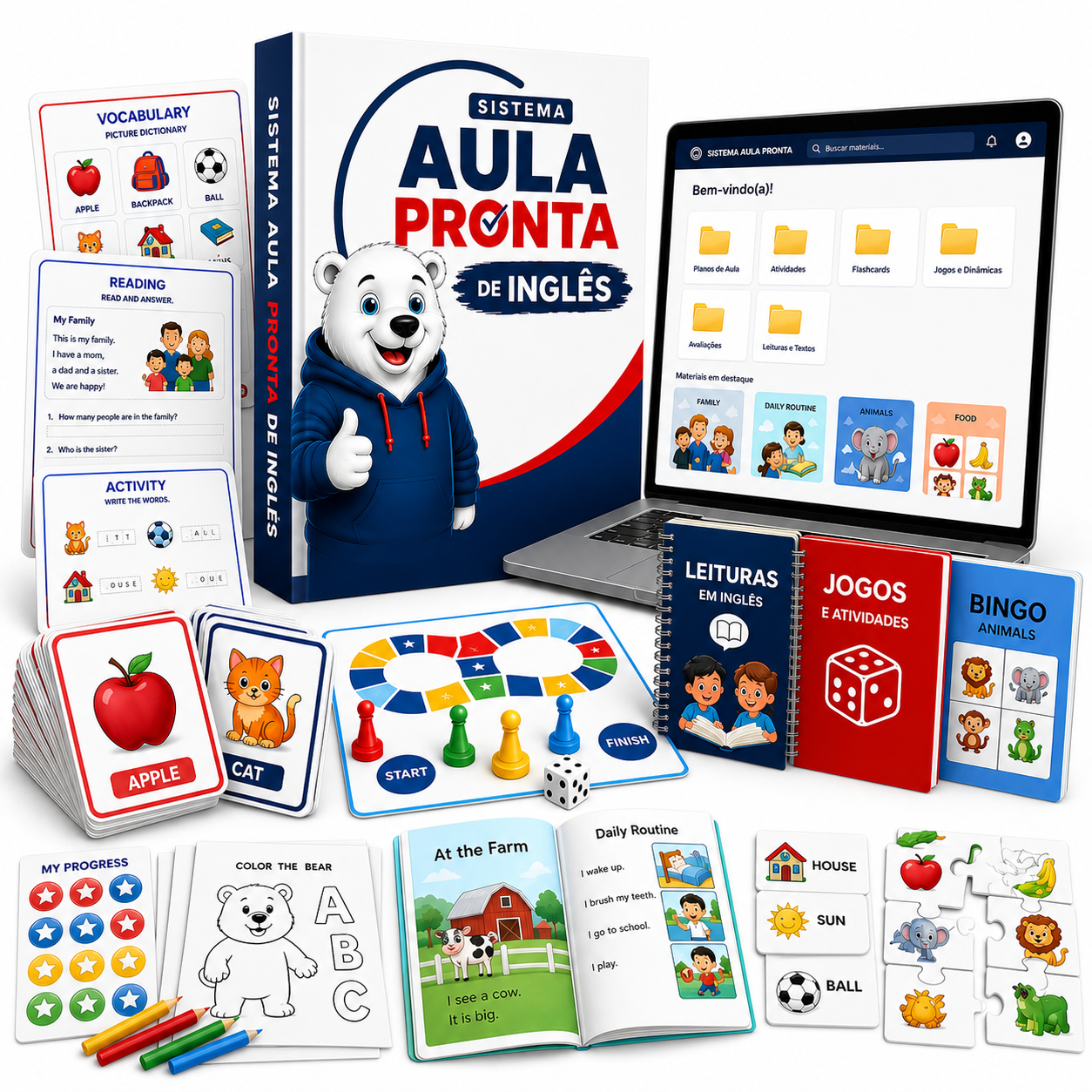 Sistema Aula Pronta de Inglês